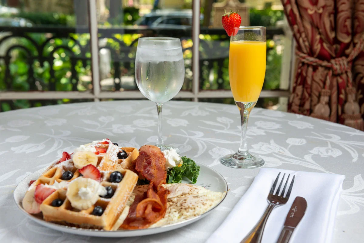 Breakfast at The Degas House in New Orleans