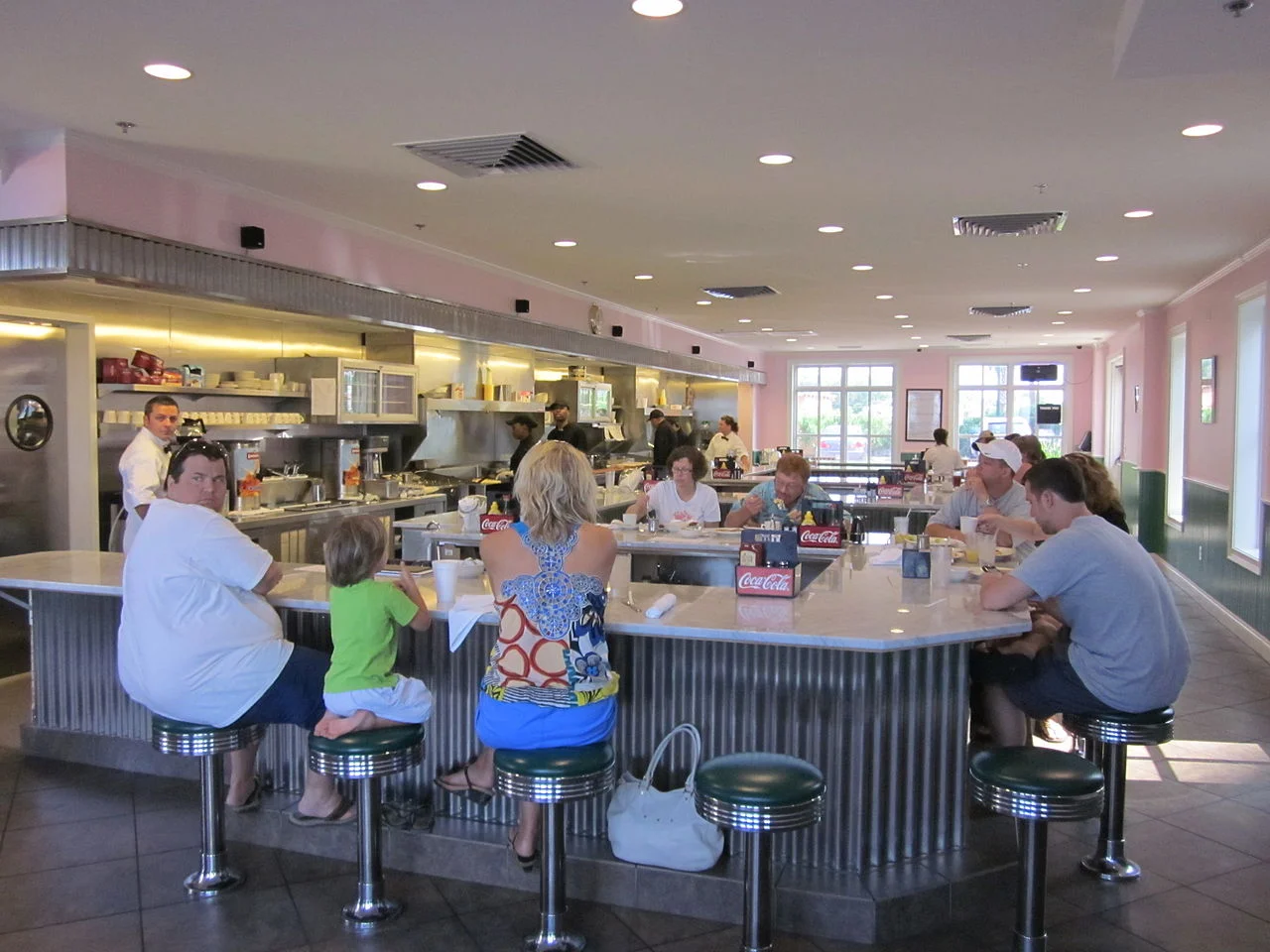 Breakfast at The Camellia Grill in New Orleans