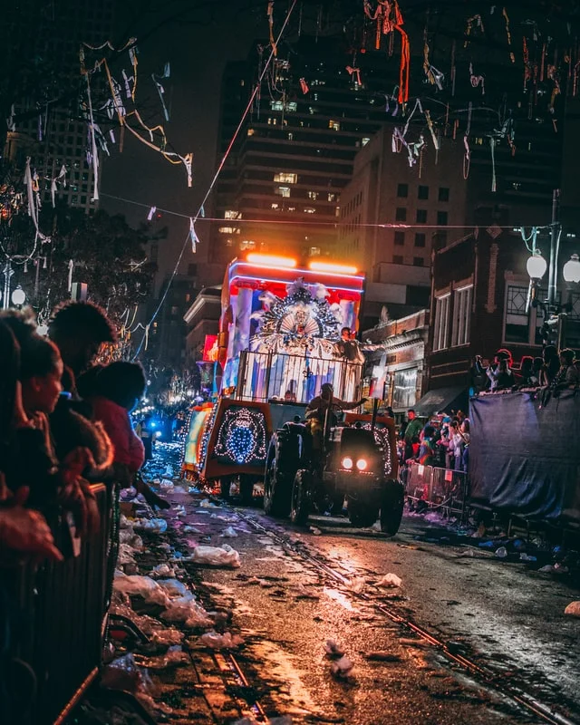 Mardi Gras parade in new orleans