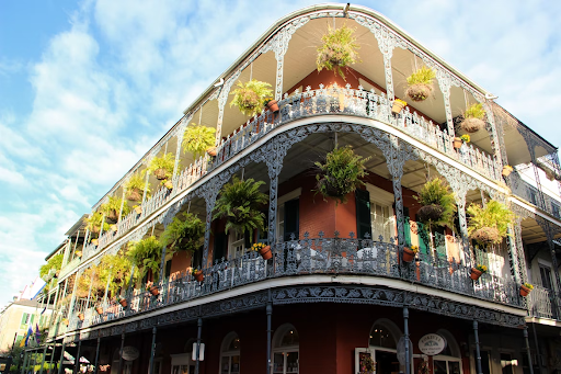the outside of the Fleur De Lis, a bed and breakfast in new orleans